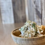 PELLME - 水菜と大根のカリカリじゃこサラダ