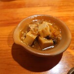 えんや - 厚揚げのお通し