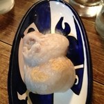 ロス・バルバドス - 15回目12/3　フフ【ブラックアフリカ全般の主食】＊これはキャッサバ粉ですが、トウモロコシ粉を使う所も。国によってシマ、ウガリといった呼び名も。日本の書籍では「固粥」と表されることが多いようです。