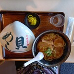 能登千里浜レストハウス - 醤油ラーメンセット