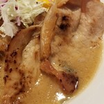 麺屋 六感堂 - 豚の味噌漬け焼きラーメン＋豚の味噌漬け焼増し