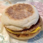 マクドナルド - 料理写真:ソーセージマフィン（110円）