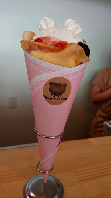くまちゃんのクレープ。』by もっちっち : Bear's Crepe (ベアーズ
