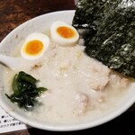 塩生姜らー麺専門店 MANNISH - ターショ ネギチャーシューらー麺＋こてこて