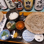 あずみの庵 - 卵かけご飯と蕎麦のセット