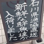 あずみの庵 - 日本海の魚なんだ