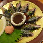 酒の魚 和海 - 特盛の秋刀魚の炙り