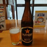 瀧乃家 - 瓶ビール（中瓶）580円也（税込）