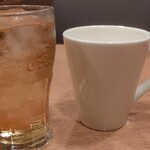 Yumean - 爽健美茶とたまには、あたたかい飲み物も。。いちごバニラオレおいしかったよ♪(211109) 