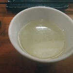 地鶏屋ごくう - 鶏スープ・・・年配者２人