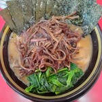 とんこつラーメンいしい - 豚骨醤油ラーメン並＋のり・キクラゲ増し