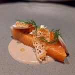 Matakana - NZ産キングサーモンコンフィとマッシュルーム