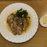 厨 Sawa - 牡蠣のムニエル レモンで味変