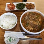 吉祥 - ユッケジャン定食（1,000円）