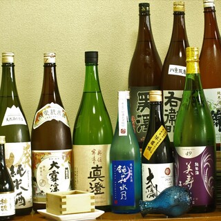 Nagano's local sake made from the rich nature