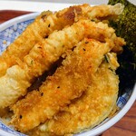 江戸前天丼 濱乃屋 - 令和3年11月
天丼 通常759円が毎月10日は天丼の日で550円