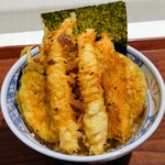 江戸前天丼 濱乃屋 - 令和3年11月
天丼 通常759円が毎月10日は天丼の日で550円