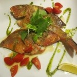 肴処 志堅原 - ミミジャー（ﾋﾒﾌｴﾀﾞｲ）のバター焼き