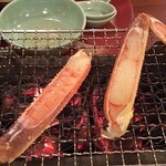 千年の湯 権左衛門 - 焼きガニ