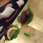 すし処 つま美 - お造り　二人前　ひらめとまぐろ