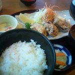 座楽 - 鶏のから揚げ定食