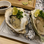 Taishuusakaba Shishimaru - 生牡蠣を蒸してもらいました(^^)