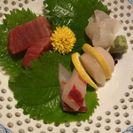 Sumiyaki Unafuji - 刺身盛り合わせ