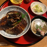 炭焼 うな富士 - 肝いりうなぎ丼