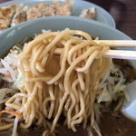 Manhokutei - 味噌ラーメン 麺リフト