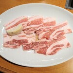 焼肉のかねまる - 金豚王 豚カルビ塩味