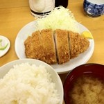 とんかつ いちかつ - Dec, 12　いちかつ　ロースかつ定食690円