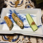 百姓屋敷 じろえむ - ⑨自家製ソーセージともろきゅう