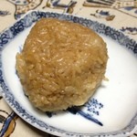 百姓屋敷 じろえむ - ⑩自家製米のおこげだけ作ったおにぎり