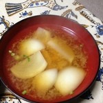 百姓屋敷 じろえむ - ⑬自家製味噌を使った味噌汁