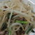 香雅 - 料理写真:この肉もやし炒めに惚れ、また鬼怒川に来ました！味、食感 共に絶品♪