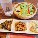 リモーネの酒場 - ポテサラも手作りなおばんざい3種類♪