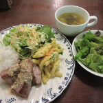 小さな街の食堂 cafe MISTY - 豚肩ロースのポークソテー～粒マスタードクリームソース～　890円