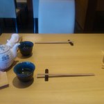 天ぷら よこい - セッティング