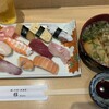 雅寿司 - 料理写真:にぎり盛合わせランチ(うどん付)