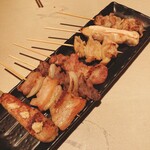 Honkaku Sumibi Yakitori Sankai - 串物いろいろ