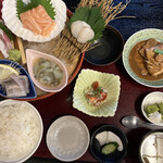 ふじ丸 - お刺身魚三昧定食