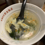 紫金飯店 - 玉子スープ