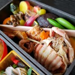 和の食 樹翠 - 香箱蟹は丁寧にむき身され、甲羅盛りに