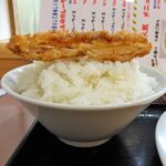 ランチハウス ミトヤ - チキンカツ定食（大盛）、生卵910円