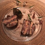 ラカーヴデランパール - 秋刀魚とフォアグラのテリーヌ