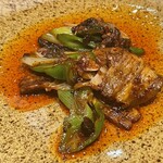 スーツァン・レストラン陳 - 豚皮付バラ肉のホイコーロー