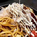 Okonomiyaki Monjayaki Seijuurou - ソース類かけ放題だけど充分おいしくてほぼ使わず