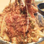 天ぷら よこい - おさかな丼（穴子、キス、メゴチ、海老）