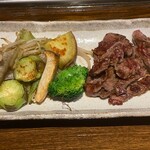 蘭麻 - 中落ちステーキ＆焼き野菜