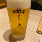 鮨処 なごやか亭 - 生ビール